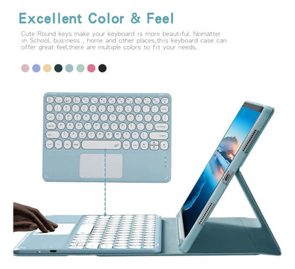 Funda Con Teclado Samsung Galaxy Tab A11 2025 Y A9 2023 8.7  Rosa