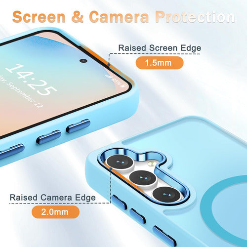 Funda Magnética Mate Para Samsung Galaxy S25 Fe