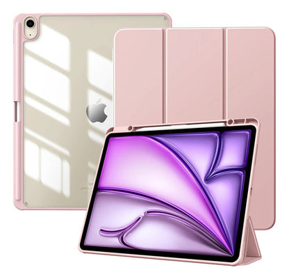 Funda Timovo Para iPad Air 13 Pulgadas M2 2024 - Gris Claro Rosa