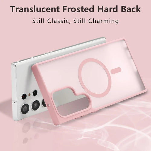 Funda Magnética Para Samsung Galaxy S23 Ultra Rosa