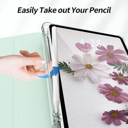 Funda Para iPad Pro 11 Pulgadas Con Soporte Para Lápiz Verde Claro