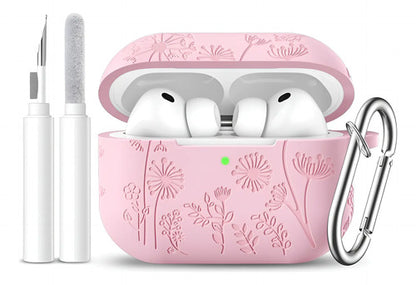 Funda Protectora De Silicona Para AirPods Pro 3 Rosa