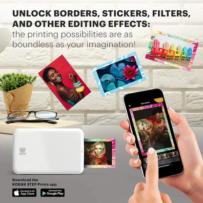 Impresora De Fotos Koda Step Instant Smartphone - Blanco Blanco