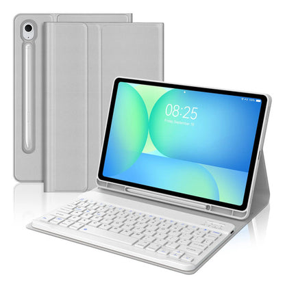 Funda Con Teclado Para Samsung Galaxy Tab S10 Lite/s10 Fe... Gris