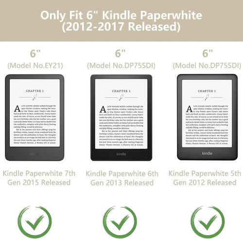 Funda Morock Para Kindle Paperwhite 6 Marrón Claro