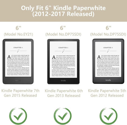 Funda Morock Para Kindle Paperwhite 6 Marrón Claro
