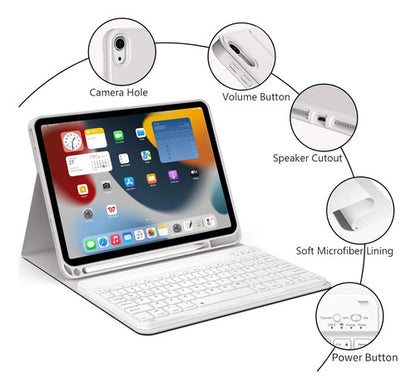 Funda Con Teclado Para iPad 10.9 Y 11  (2025/2022)
