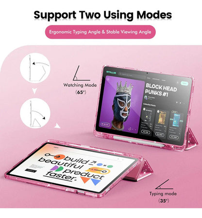 Funda Para Samsung Galaxy Tab S10 Lite/s10 Fe/s9 Rosa
