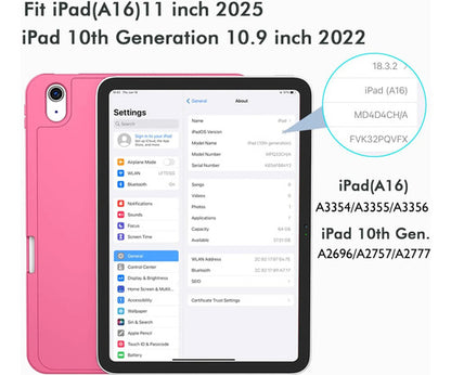 Funda Para iPad A16 Con Soporte Y Porta Lápiz Rosa Chicle