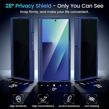 Funda Para Samsung Galaxy Z Fold 7 Con Protector. Azul