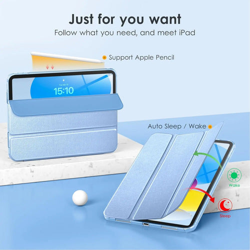 Funda Para iPad A16 11'' Y iPad 10.9'' Azul