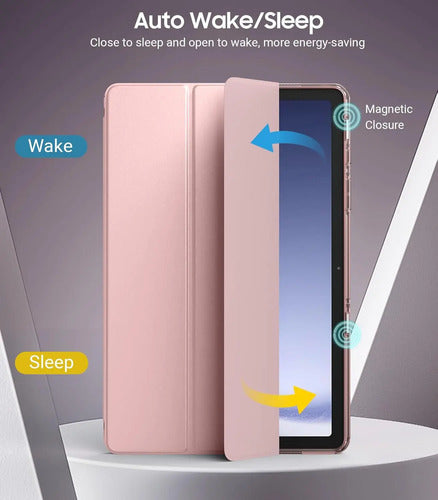 Funda Para Samsung Galaxy Tab A9+ 11 Rosa Dorado