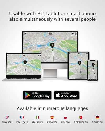 Finder 4g - Rastreador Gps Con Botón Sos Negro