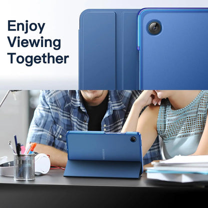 Funda Para Samsung Galaxy Tab A11 / Tab A9 Azul Acero
