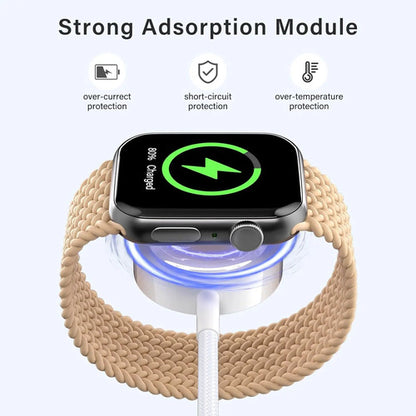Cable De Carga 3 En 2 Usb C Para Apple Watch Y iPhone 4ft
