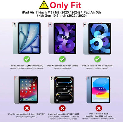 Funda Para iPad Air 11 Pulgadas M3 2025/m2 2024 Violeta