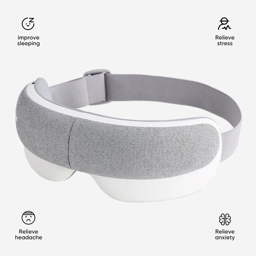 Masajeador De Ojos Máscara De Sueño Con Calor Y Bluetooth