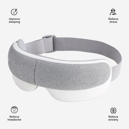 Masajeador De Ojos Máscara De Sueño Con Calor Y Bluetooth