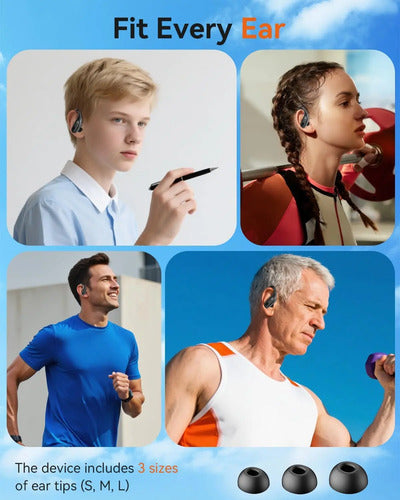 Auriculares Bluetooth Deportivos Negro
