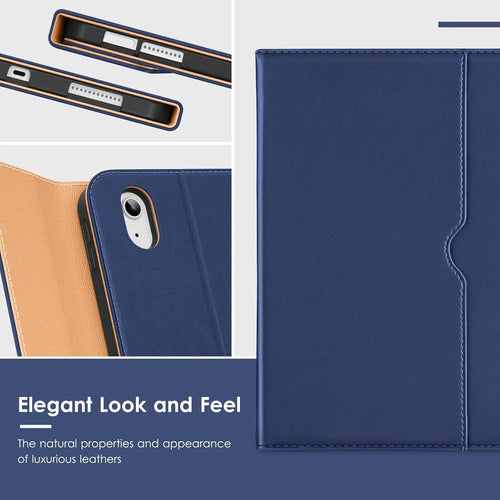 Funda Con Teclado Para iPad Air 11-inch Y Air 10.9 Inch Azul Marino