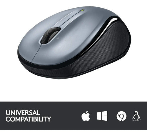 Mouse Inalámbrico Logitech M325 Con Scrolling Plata