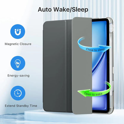 Funda Moko Para iPad Air Con Soporte Para Lápiz Gris