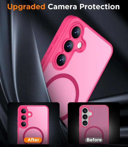 Funda Magnética Para Samsung Galaxy S25 Fe Rosa