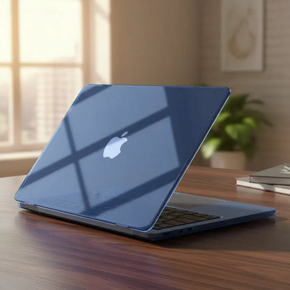 Carcasa Funda Transparente Para Macbook Air 13.6' Azul Oscuro