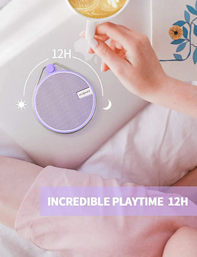 Parlante Bluetooth Impermeable Violeta