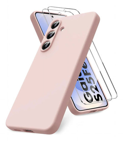 Funda De Silicona Para Samsung Galaxy S25 Fe Rosa