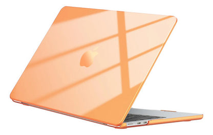 Carcasa Funda Transparente Para Macbook Air 13.6' Naranja
