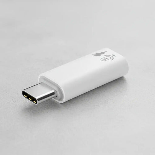 Adaptador Usb C A Micrófono Para iPhone Blanco