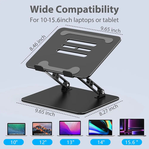 Soporte Ajustable Para Laptop Gogoonike Negro