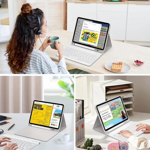 Funda Con Teclado Para iPad 10.9 Y 11  (2025/2022)