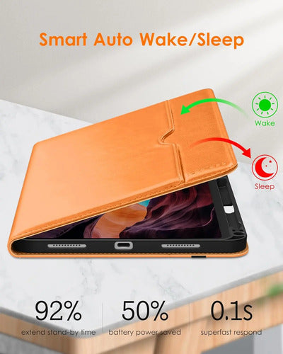 Funda Para iPad 11th Gen 11  2025 Y 10th Gen 10.9 Naranja