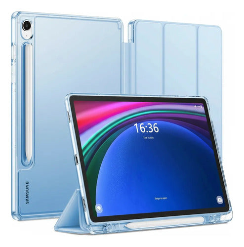 Funda Para Samsung Galaxy Tab S10 Fe/s9 Fe 5g 10 Azul Claro