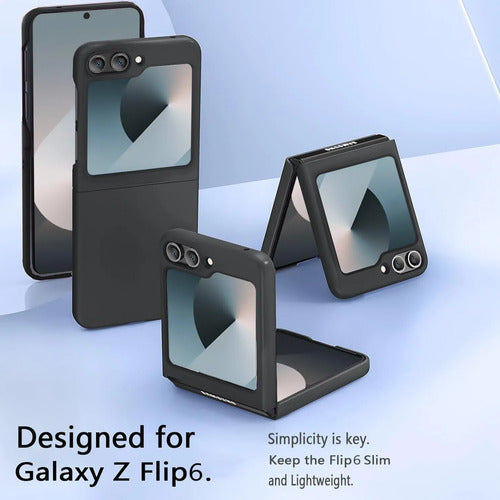 Funda Para Samsung Galaxy Z Flip 7 Fe Y Z Flip 6. Negro