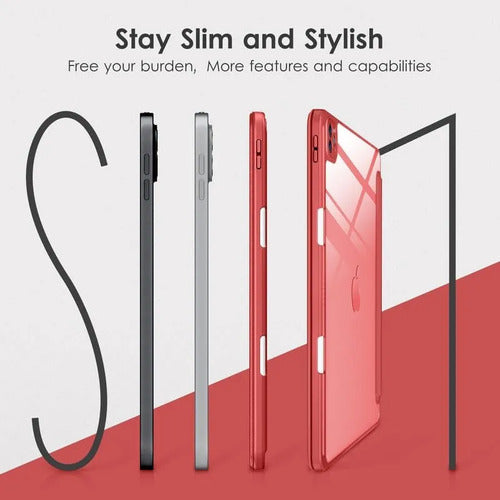 Funda iPad Air 11 2024/2025 Y iPad Pro 11'' (4ta/3ra Gen) Rojo