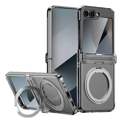 Funda Magnética Samsung Galaxy Z Flip 7 Fe Transparente