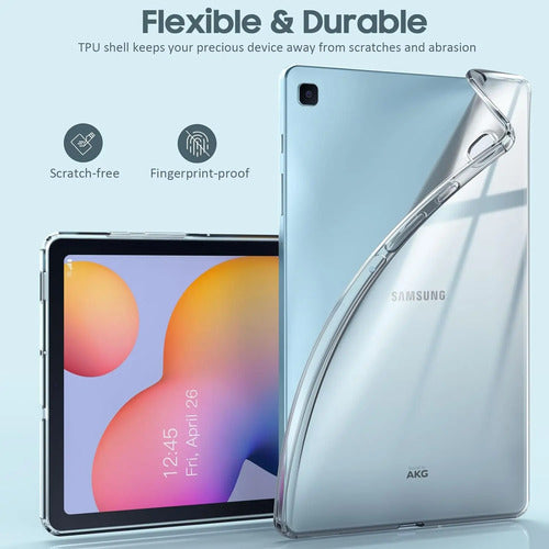 Funda Transparente Para Samsung Galaxy Tab S6 Lite Transparente