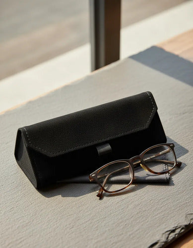 Estuche Plegable Para Lentes Negro