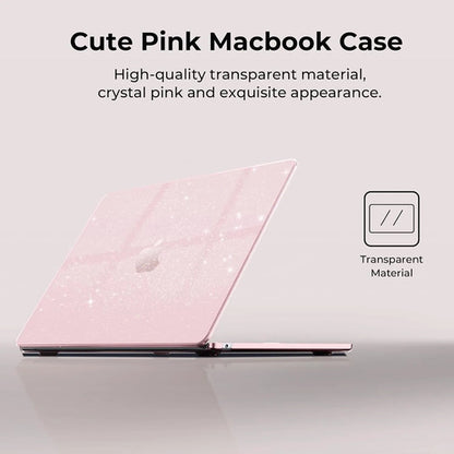 Carcasa Funda Transparente Para Macbook Air 13.6' Rosa