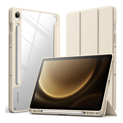 Funda Para Samsung Galaxy Tab S10 Lite/s10 Fe/s9. Crema