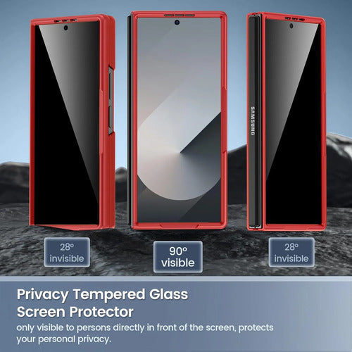 Funda Para Samsung Galaxy Z Fold 6 Rojo