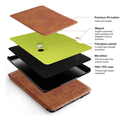Funda Para Kindle De 6 Pulgadas Marrón