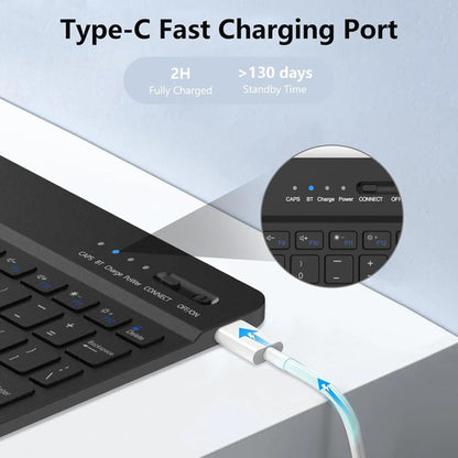 Funda Con Teclado Para iPad Pro M3 11  Negro