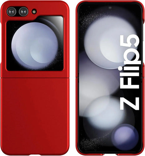 Funda Para Samsung Galaxy Z Flip 5 (2023) Rojo Lisa