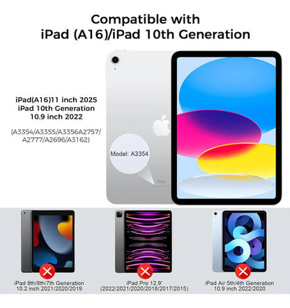 Funda Transparente Para iPad 11th/10th Gen 2025 Transparente