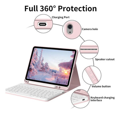 Funda Con Teclado iPad De 10a/11a Gen. 11/10.9 PuLG, A16 Rosa Claro