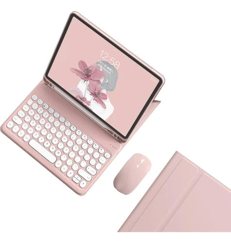 Funda De Teclado Para Galaxy Tab S9 Fe+ / Tab S10+ 12,4 PuLG